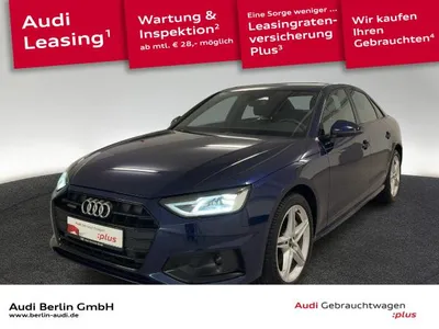 Audi Audi A4 Limousine Advanced 40 TDI qu.S tr. AHK RFK im Leasing von LeasingMarkt.de