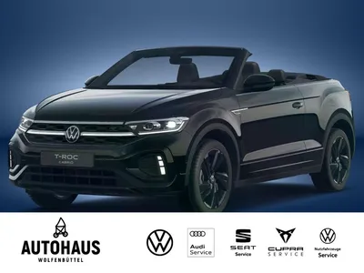 VW Volkswagen T-Roc Cabriolet R-Line 1.5 TSI DSG ACC+AHK+IQ im Leasing von Null-Leasing