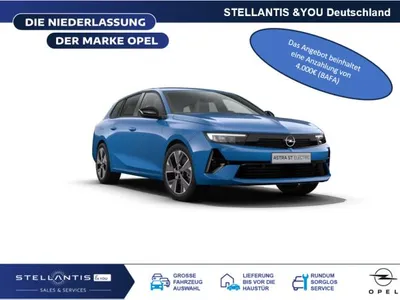 Opel Opel Astra Opel Astra Electric Sports Tourer Edition Elektromotor, 115 kW (156 PS) im Auto Abo von LeasingMarkt.de