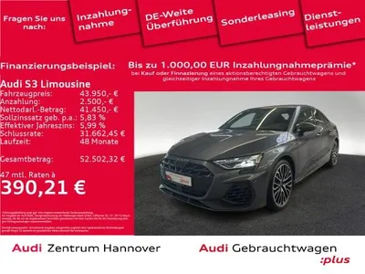 Audi Audi S3 Limousine 2.0 TFSI Head-Up Matrix SONOS Memory im Auto Abo von LeasingMarkt.de