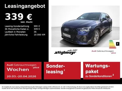 Audi Audi Q3 Sportback S line 35 TFSI S-tronic AHK+KAMERA im Leasing von LeasingMarkt.de