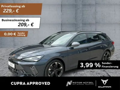 Cupra Cupra Leon ST 2.0 TDI DSG LED+NAVI+APP+ACC+SHZ+AHK+RFK im Leasing von Null-Leasing
