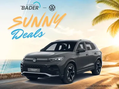 VW Volkswagen Tiguan R-Line e-Hyb "Sunny Deals" AUTOWELT-BADER im Leasing von Null-Leasing