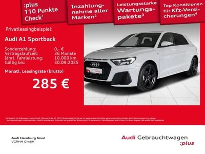 Audi Audi A1 Sportback 25 TFSI S line S tronic LED ACC Nav im Auto Abo von LeasingMarkt.de