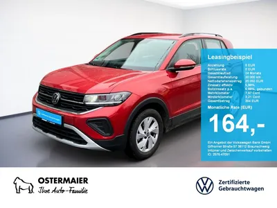 VW Volkswagen T-Cross LIFE 1.0TSI 95PS NAVI.LED.SHZG.IQ-DRIVE. im Auto Abo von Null-Leasing