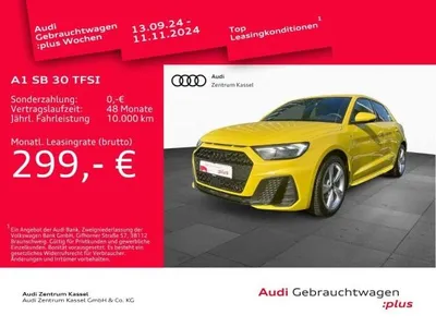 Audi Audi A1 SB 30 TFSI S line LED Navi SONOS Teilleder im Auto Abo von LeasingMarkt.de