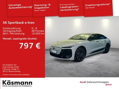 Audi Audi S6 e-tron Sportback  qu MATRIX HUD AHK TECH PRO im Leasing von LeasingMarkt.de