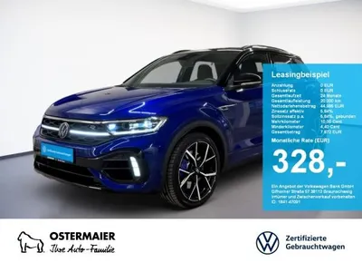 VW Volkswagen T-Roc R BLACK STYLE 2.0TSI DSG 4M NP.70T AKRAPOVIC.AHK.LEDER.KAMERA.NAVI im Auto Abo von LeasingMarkt.de