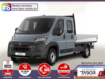 Peugeot Peugeot Boxer Pritsche DoKa 435 AT L4 AHK CarP Kam Visib im Leasing von 9drive