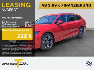 VW Volkswagen Passat Variant 1.5 eTSI DSG BUSINESS LM18 ST.HEI im Leasing von Null-Leasing