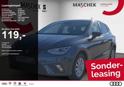 Seat Seat Ibiza Style 1.0 TSI Navi RearView LED Sitzh. Car im Leasing von Null-Leasing
