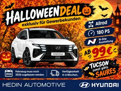 Hyundai Hyundai TUCSON 💥N Line ‼️Allrad 180PS‼️verschiedene Farben💥 im Leasing von LeasingMarkt.de