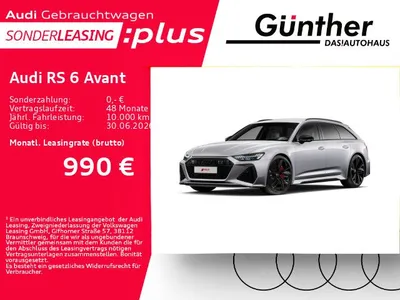 Audi Audi RS6 Avant +WINTERRÄDER+SITZBELÜFTUNG+SPORTABGAS+ im Leasing von Null-Leasing
