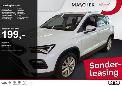 Seat Seat Ateca Style Sonderleasing 1.5 TSI DSG Navi Sitzh im Leasing von Null-Leasing