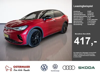 VW Volkswagen ID.5 GTX 300PS NP.76T ACC.5J-G.AHK.WÄRMEPUMPE.KA im Leasing von Null-Leasing