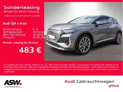 Audi Audi Q4 e-tron 35 S line Navi Matrix AHK PANO HUD ACC // SOFORT VERFÜGBAR!! im Auto Abo von LeasingMarkt.de