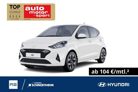 Hyundai Hyundai i10 Trend 1.0 AMT 63PS, Komfort-Paket, u.v.m. im Leasing von Null-Leasing