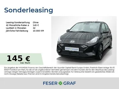 Hyundai Hyundai i10 TREND-PAKET NAVI KAMERA CARPLAY SHZ LHZ im Auto Abo von LeasingMarkt.de