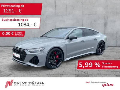 Audi Audi RS 7 Sportback TFSI QU MATRIX+HuD+B&O+PANO+360° im Leasing von Null-Leasing