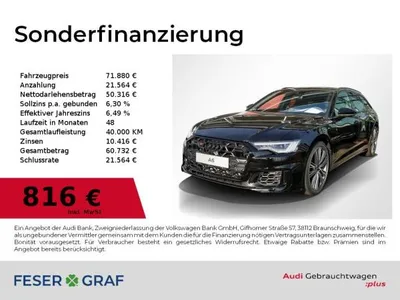 Audi Audi S6 Avant TDI AHK,Matrix,B&O,Leder,Sportsitze+ im Leasing von LeasingMarkt.de