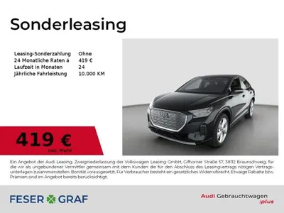 Audi Audi Q4 e-tron Q4 Sportback e-tron 45 S line MATRIX 360° HuD AC im Auto Abo von LeasingMarkt.de