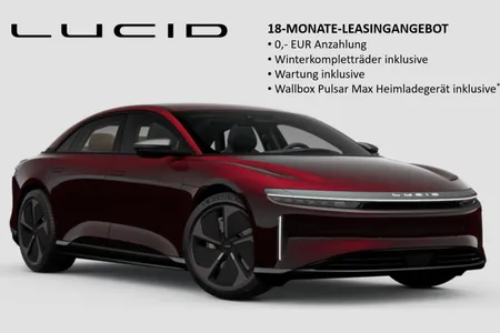 Lucid Lucid Air TOURING: ÜFK enthalten | Wartung enthalten | inkl. Winterräder & Wallbox im Auto Abo von LeasingTime