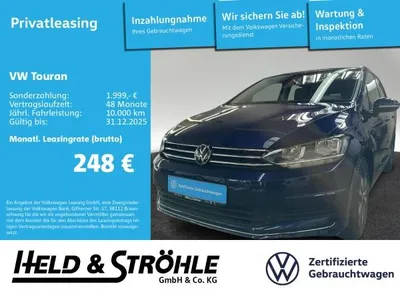 VW Volkswagen Touran GOAL 1.5 TSI NAV KAM 7S PDC SHZ DAB+ ACC im Auto Abo von LeasingMarkt.de