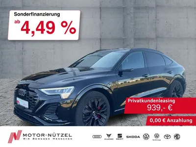 Audi Audi Q8 Sportback e-tron 55 QU S-LINE MATRIX+AIR+PANO im Leasing von Null-Leasing