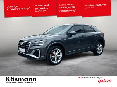 Audi Audi Q2 S line 35TFSI MATRIX AHK KAM LEDER NAV SHZ im Leasing von Null-Leasing