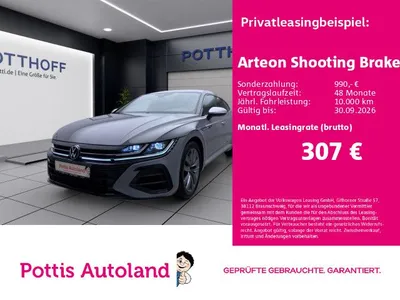 VW Volkswagen Arteon Shooting Brake 2.0 TSI DSG 4M R NAVI KAME im Leasing von Null-Leasing