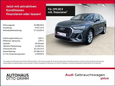 Audi Audi Q3 Sportback 35 TFSI S line KLIMA LED NAVI im Auto Abo von LeasingMarkt.de