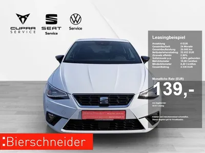 Seat Seat Ibiza 1.0 TSI DSG FR ab 139.- 990.- Anzahlung AL im Leasing von Null-Leasing