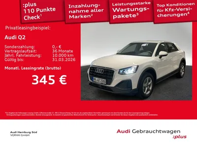 Audi Audi Q2 35 TFSI S tronic LED/TEMPOMAT/SITZHEIZUNG im Auto Abo von Mobile.de