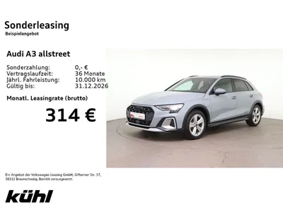 Audi Audi A3 allstreet 40 TFSI e S tronic AHK/Parkassist+/ im Leasing von Null-Leasing