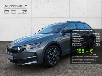 Skoda Skoda Octavia 2.0 TDI Tour ACC NAVI MATRIX-LED 360° im Leasing von Null-Leasing