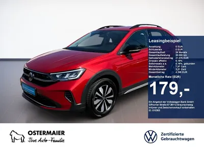 VW Volkswagen Taigo GOAL 1.0TSI 116PS DSG NP.34T ACC.SHZG.KLIM im Leasing von Null-Leasing
