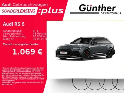 Audi Audi RS6 PERFORMANCE+WINTERRÄDER+AHK+SPORTABGASANLAGE im Leasing von Null-Leasing