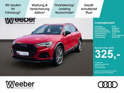 Audi Audi Q3 quattro *PANO*MATRIX*AHK*360°CAM*BLACKSTYLE*5 im Leasing von Null-Leasing