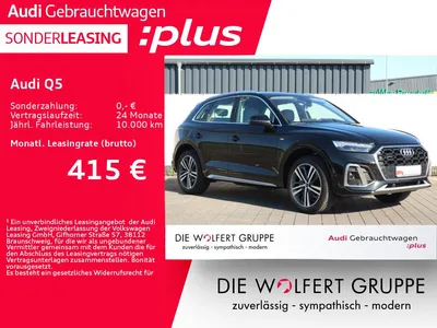 Audi Audi Q5 S line business 50 TFSI e quattro **0,5%**ACC im Leasing von Null-Leasing