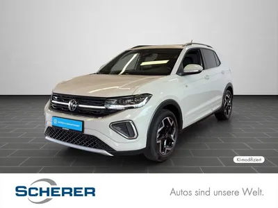 VW Volkswagen T-Cross R line 1.0 TSI IQ.LIGHT NAVI AHK RFK ACC im Leasing von Null-Leasing