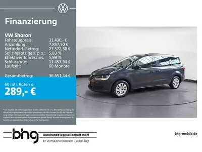 VW Volkswagen Sharan 1.4 TSI Comfortline DSG *ACC*NAVI*DYNAUDI im Leasing von Null-Leasing