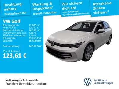 VW Volkswagen Golf VIII 2.0 TDI DSG Style Navi AHK Rückfahrkamera Sitzheizung DAB+ im Auto Abo von LeasingMarkt.de