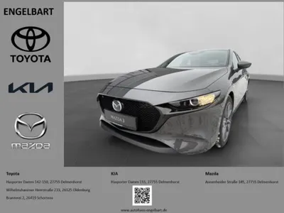 Mazda Mazda 3 Centre-Line HUD Navi LED ACC Apple CarPlay Android Auto Mehrzonenklima Musikstreaming im Leasing von LeasingMarkt.de