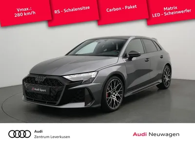 Audi Audi RS 3 Sportback RS-SCHALENSITZ CARBON SPORTABGAS im Leasing von Null-Leasing