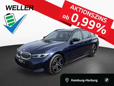 BMW BMW 330e T M SPORT Pano,AHK,360°,HUD,Lea.o.Anz.398 im Leasing von Null-Leasing