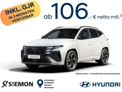 Hyundai Hyundai Tucson N-Line 1.6 T-GDI 110 kW MY26 GJR im Leasing von 9Drive