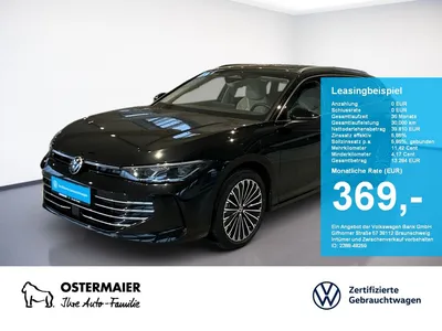 VW Volkswagen Passat Variant ELEGANCE 1.5TSI 150PS DSG HYBRID im Auto Abo von Null-Leasing