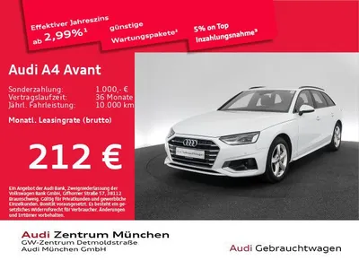 Audi Audi A4 Avant 40 TDI S tronic S line Navi+/Kamera im Leasing von Null-Leasing