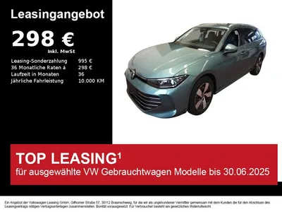 VW VW Passat Variant Business 1.5 eTSI DSG ACC+DCC+HUD im Auto Abo von Null-Leasing