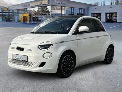 Fiat Fiat 500e Cabrio La Prima 🌟 LED / NAVI / Kamera / Sitzheizung🌟 im Leasing von LeasingMarkt.de